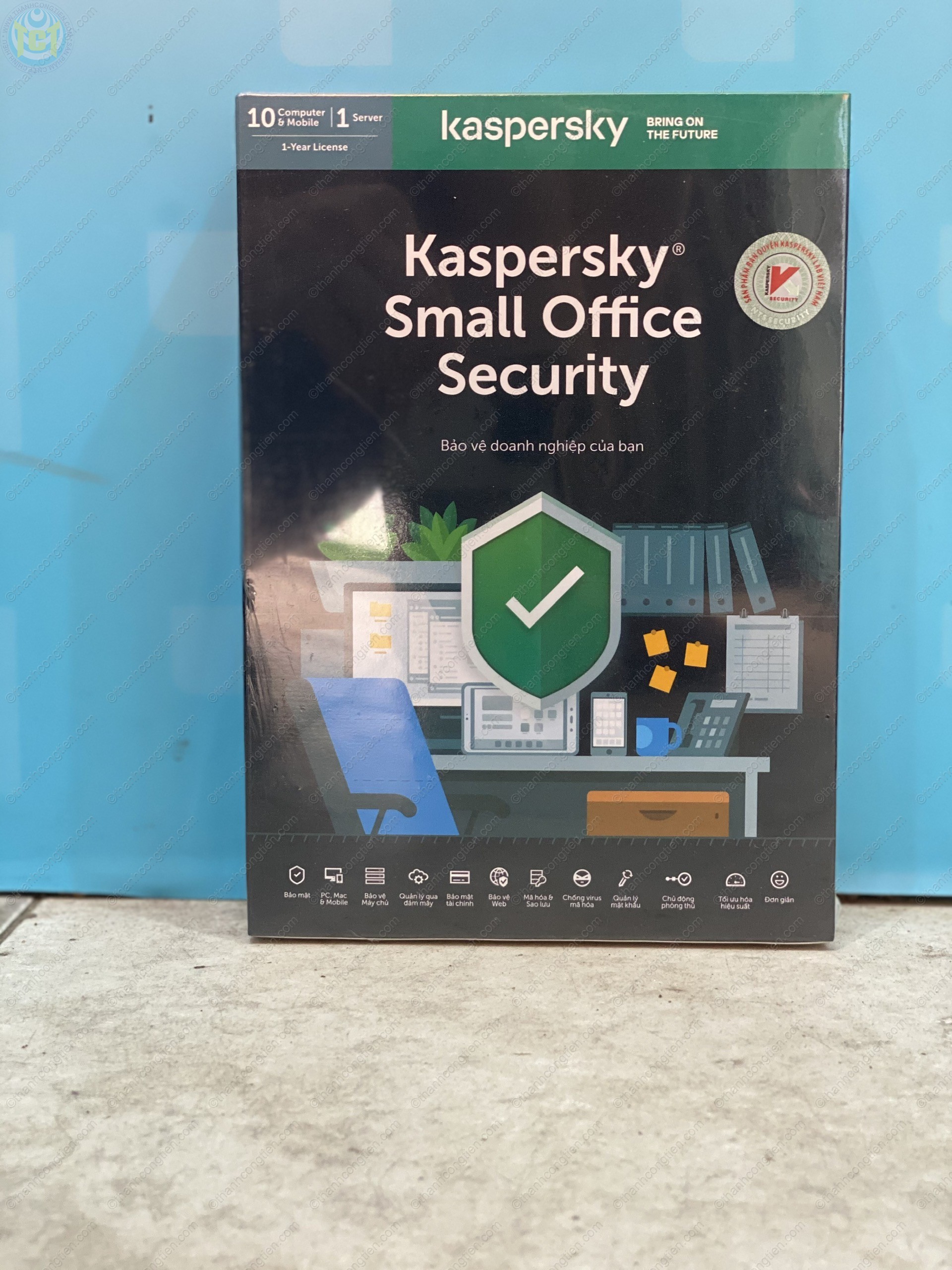 KASPERSKY Small Office Security 10 PCs + 10 Mobile + 1 File Server chính  hãng chính hãng bảo vệ 1 năm – Thành Công Tiến