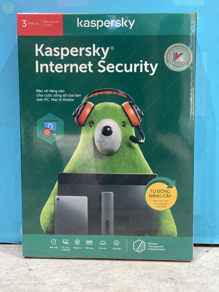 Phần mềm Kaspersky Internet Security KIS3PC chính hãng 3 máy 1 năm TẶNG ...